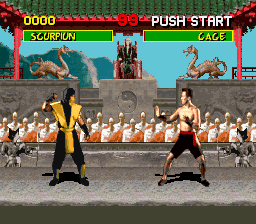 Mortal Kombat (Europe) In game screenshot